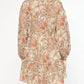 Entro - Fall Floral Long-sleeved Dress