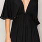 Vestido longo com fenda e amarração nas costas HYFVE