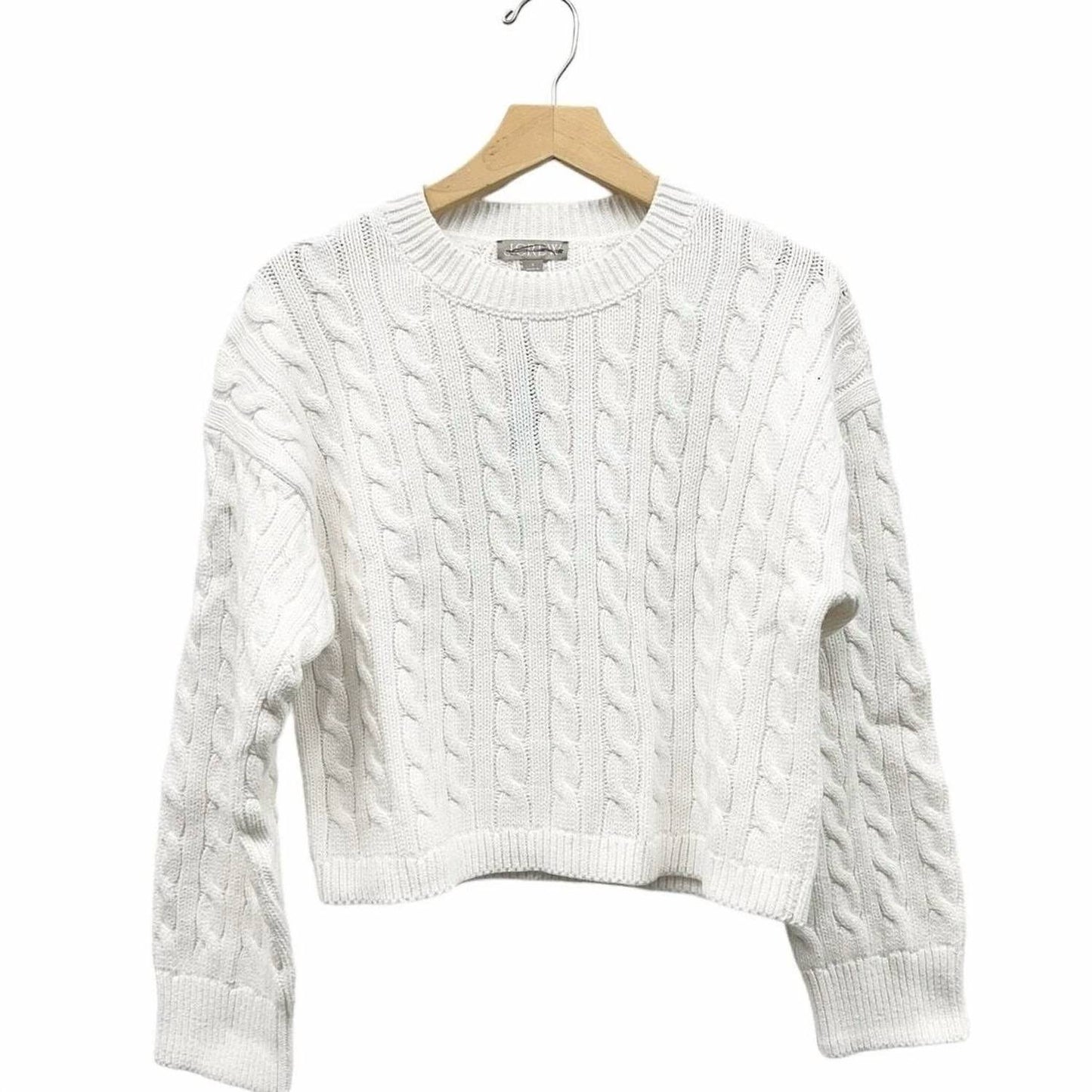 J.Crew - Cable-knit Cropped Sweater