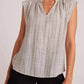 Bella Dahl - Shirred Pullover Cap Sleeve