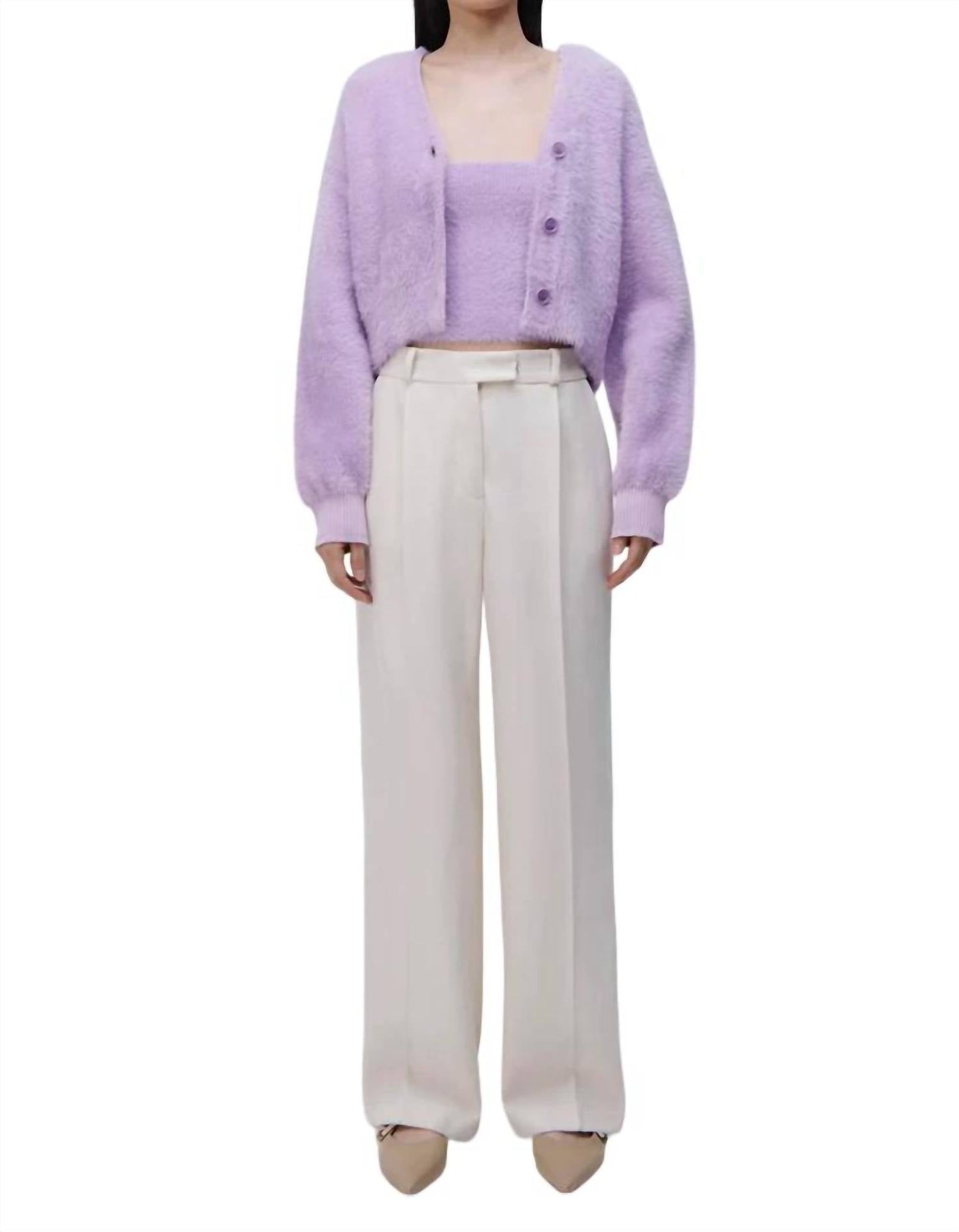 Jonathan Simkhai - NOVIA PLEATED STRAIGHT LEG PANT