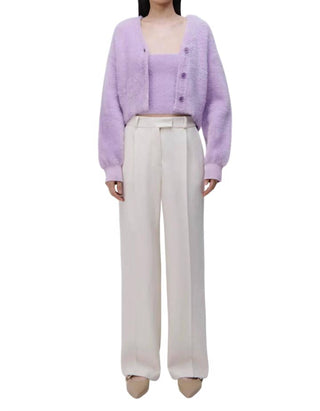 Jonathan Simkhai - CALÇA DE PERNA RETA PLISSADA NOVIA