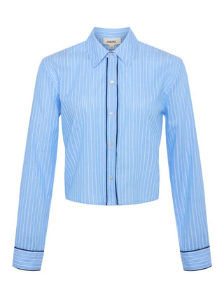 L'Agence - Camisa curta de popeline Cosette