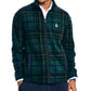 Nautica Men's Plaid Full-Zip Fleece Jacket - Green