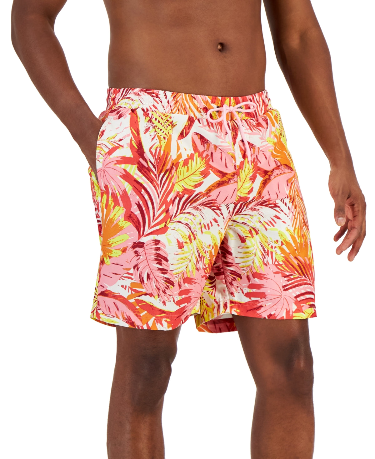 mens-tropical-leaves-swim-trunks