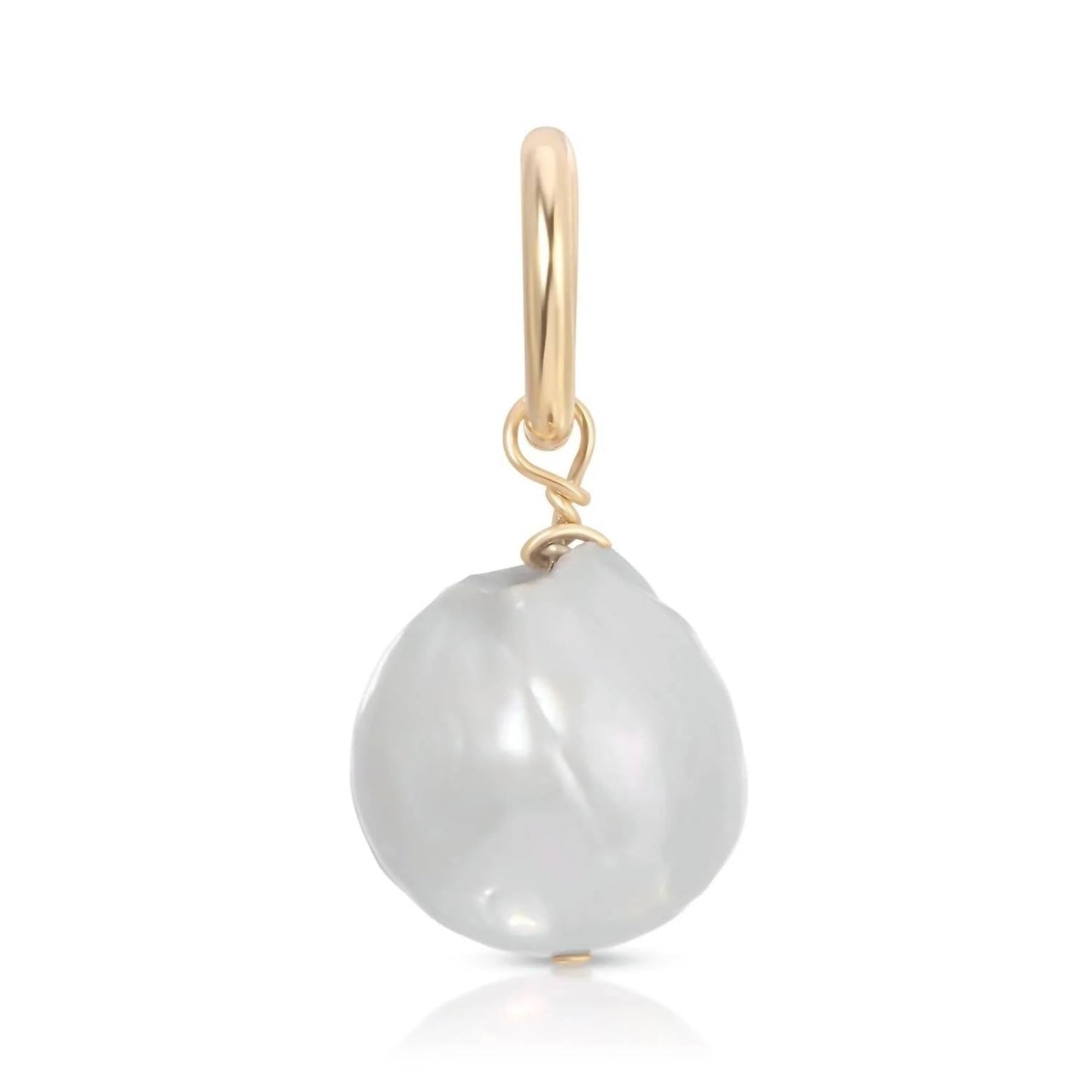 Eklexic - Women's Medium Baroque Pearl Pendant