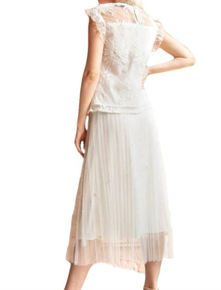 Eva Franco - Lila Pearl Tulle Skirt