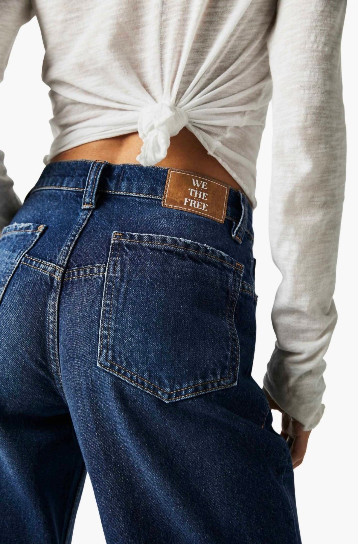 Free People - Tinsley High Rise Baggy Jeans