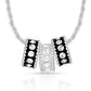 Montana Silversmiths - Crystal Shine Three Ring Necklace