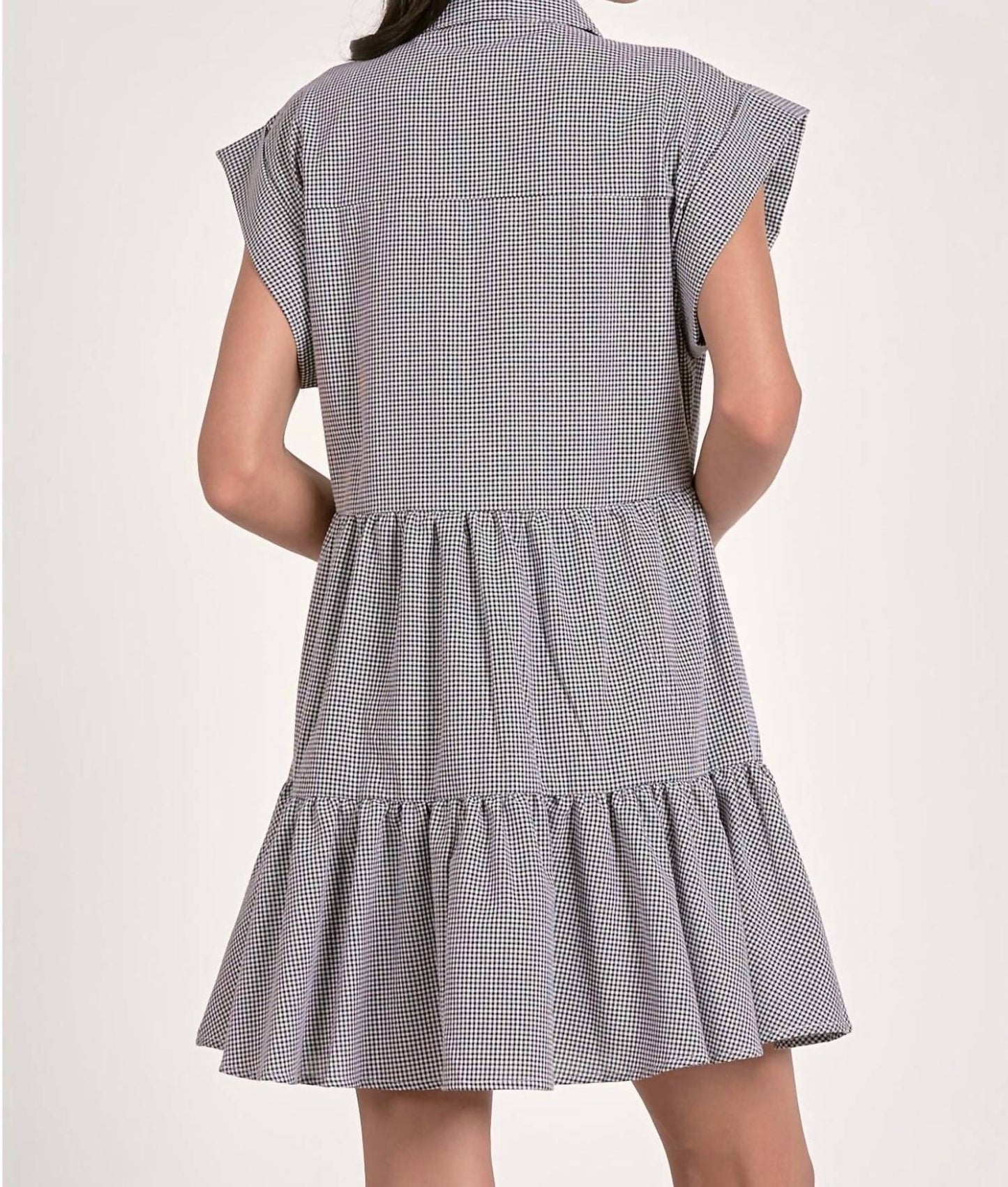 Elan - Wren Seersucker Mini Dress