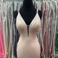 Ellie Wilde - Sleeveless Liquid Lame Gown