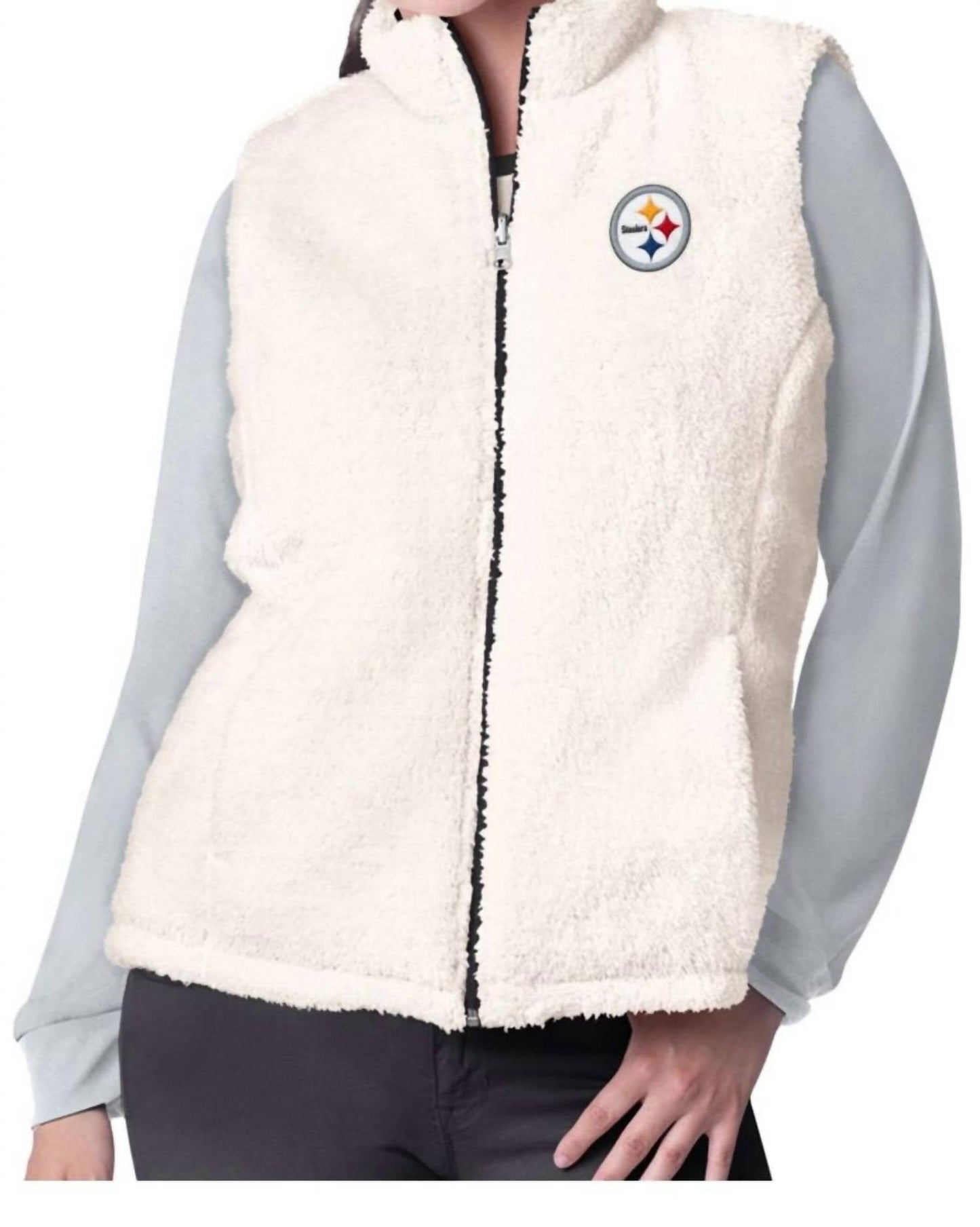 G-Iii - Women's Pittsburgh Steelers Reversible Game Rule Vest