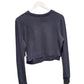 8586 - Women's Lounge Long Sleeve Crop Sweatshirt