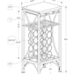Home Bar Wine Rack – Black