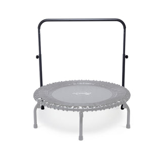 Acessório de guidão JumpSport para trampolins de fitness com pernas arqueadas de 44 polegadas, preto