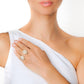 Avenue Chic - Women's Half Sunburst Cuff Ring