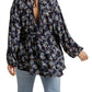 Umgee - Floral Lace Trim High Low Babydoll Top - Plus