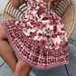 Trendsi - Printed Tie Waist Mini Dress