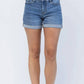 Judy Blue - Mid Rise Slim Shorts