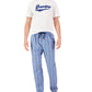 Men's Grandpa Style Top & Plaid Pants Pajama Set