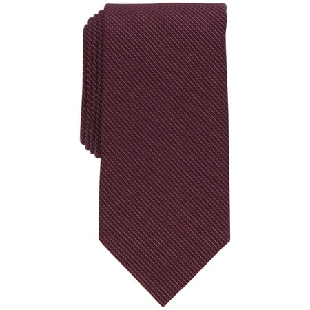 Perry Ellis Men's Shroyer Solid Burgundy Necktie