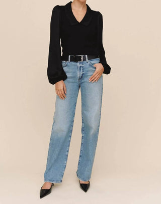 Bella Dahl - Collared V-neck Long Sleeves Top