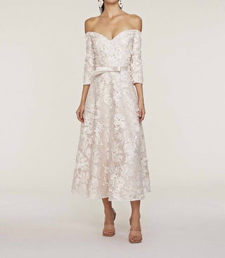 Frascara - Vestido Midi Ombro a Ombro