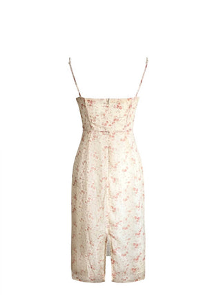 Ariti Kaziris - Women's Floral Chiffon Bustier Dress