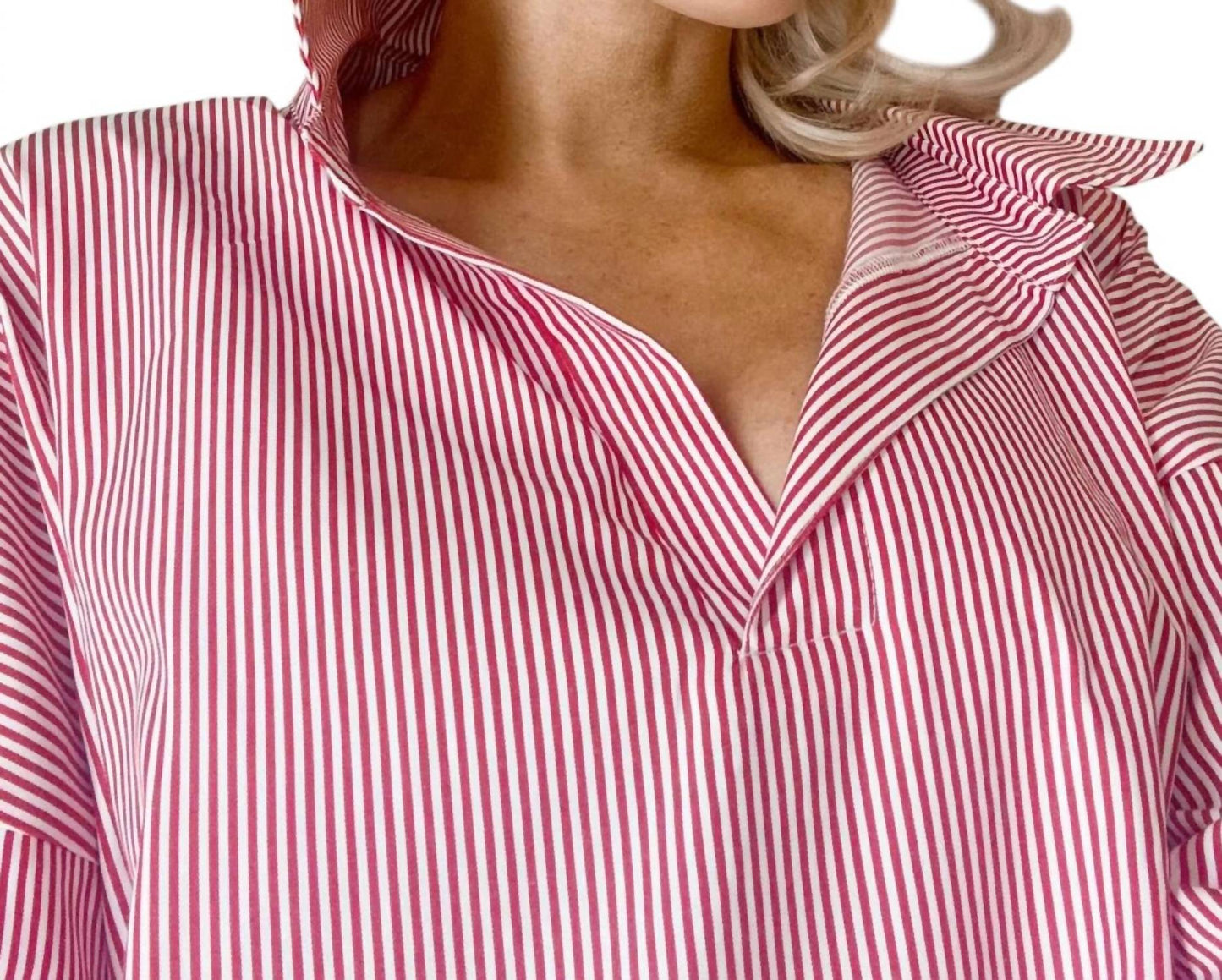 Caryn Lawn - Preppy Game Day Striped Dress