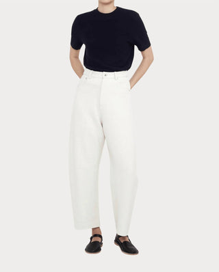 7115 By Szeki - Relaxed Curve Legged Trouser