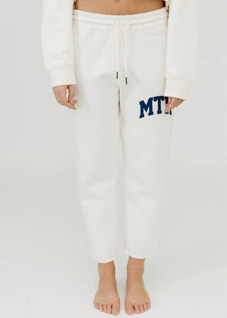 Denimist - Calça de moletom clássica cropped