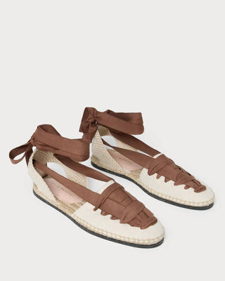 Loeffler Randall - Women's Wilson Flat Ankle Wrap Espadrille