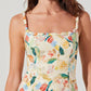 Astr - Petal Party Drop Waist Bubble Dress