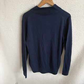 J.Crew - Suéter masculino de lã merino com zíper