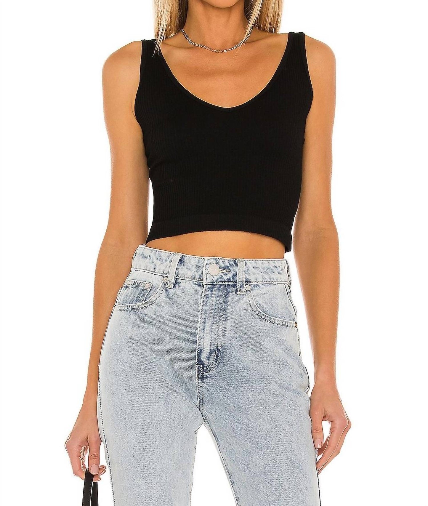 Free People - Women's Solid Rib Brami Top