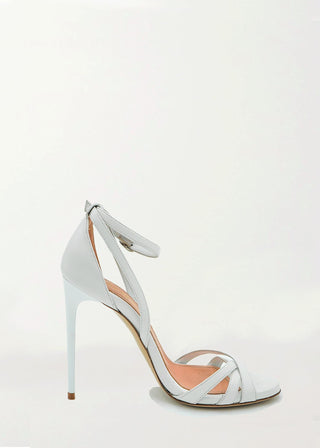 Che By Chelsey – Sandália Bianco com Salto Aurore Feminino