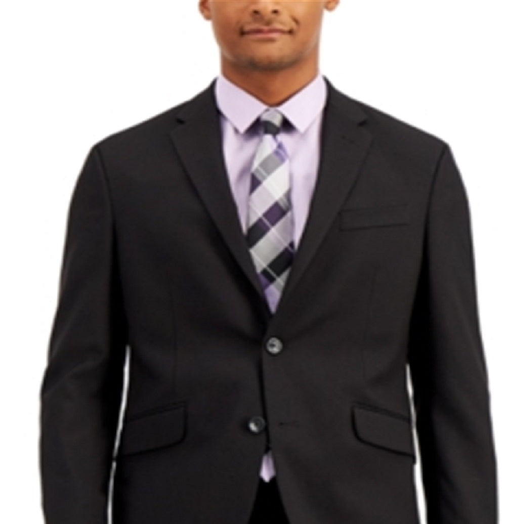 Jaqueta Kenneth Cole Reaction Masculina Separada Slim Fit Preta Tamanho 42