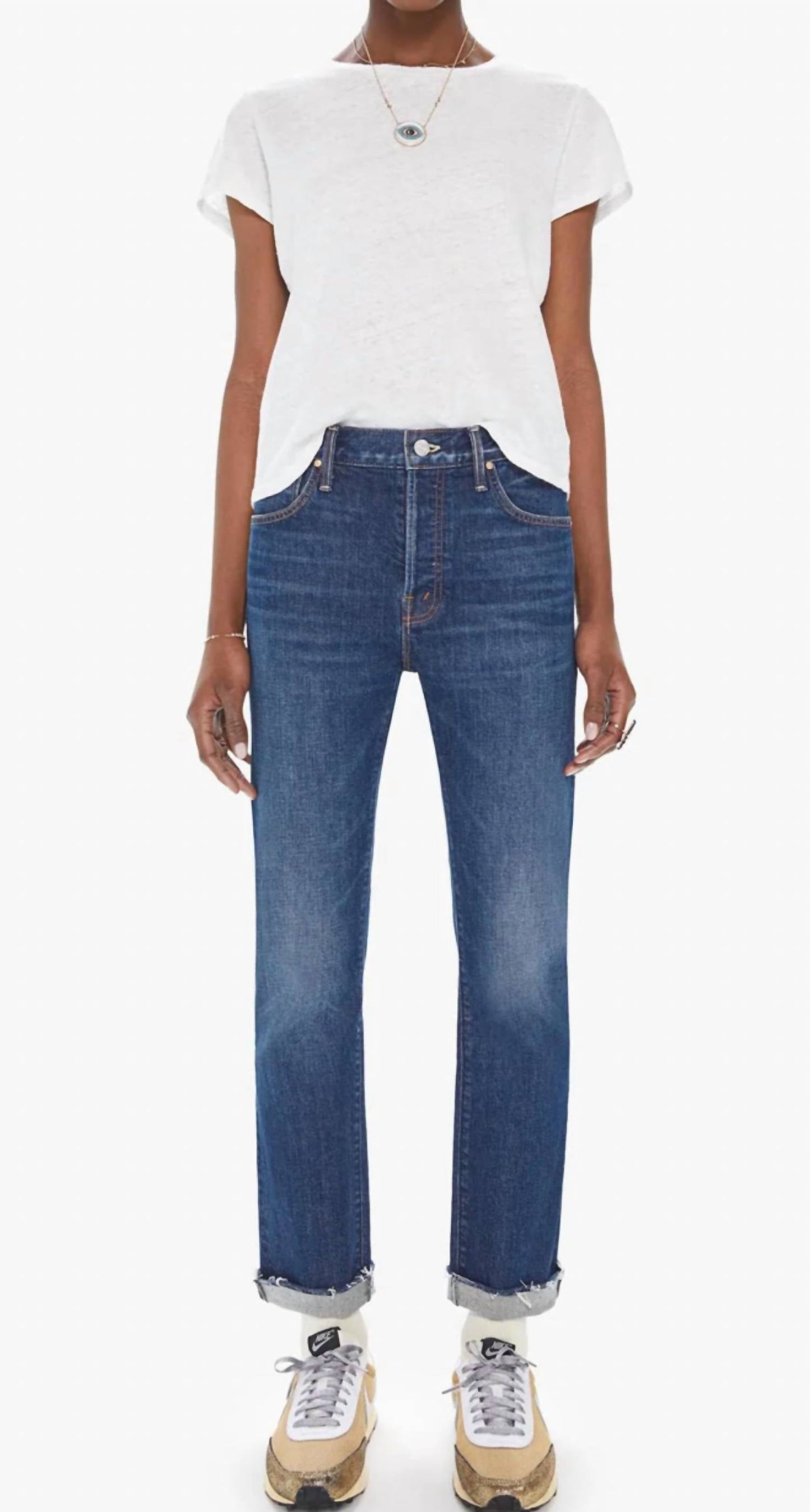 Mother - The Scrapper Cuff Ankle Fray Jeans