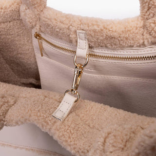 Como Sonhos - Bolsa Tote Sherpa Vegana North Everyday Feminina