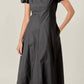 English Factory - Women's Deep V Maxi Dress