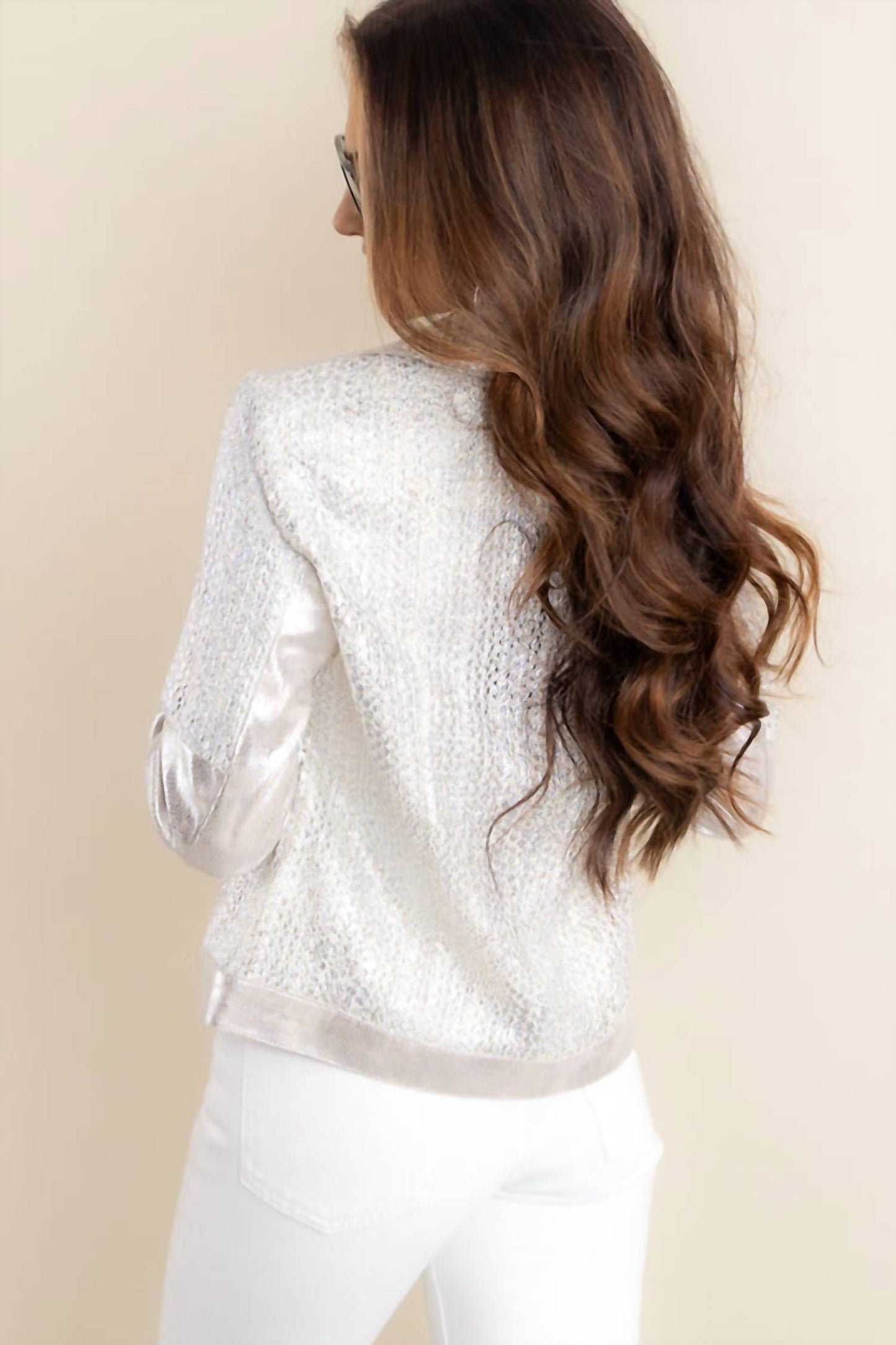 Elliott Lauren - Metallic Zip Up Jacket