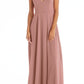 After Six Chiffon Gown in Desert Rose , Size 10