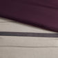7 PC Pieced Faux Suede Comforter Set Purple King