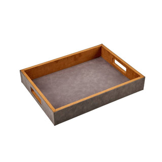 Creative Gifts International - Bandeja de couro sintético - 16" x 12"