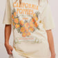 Free People - Camiseta Vintage Wash Harvest Papoulas da Califórnia