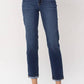 Judy Blue - High Waist Cool Denim Cuff Boyfriend Jean
