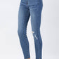 Judy Blue - High Waist Dandelion Embroidery Skinny Denim Jeans