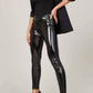 Spanx - Leggings de couro sintético envernizado