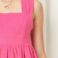 Entro - Square Neck Babydoll Top