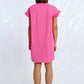 Molly Bracken - Ruffle Sleeve Shirt Dress